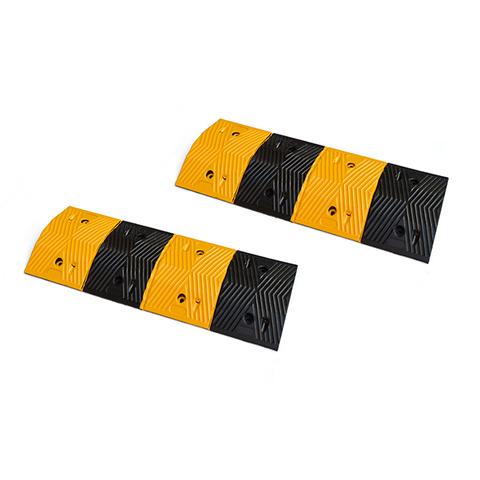 Randy & Travis Pair of 1m Long 60t Load Rubber Modular Speed Humps 1 item