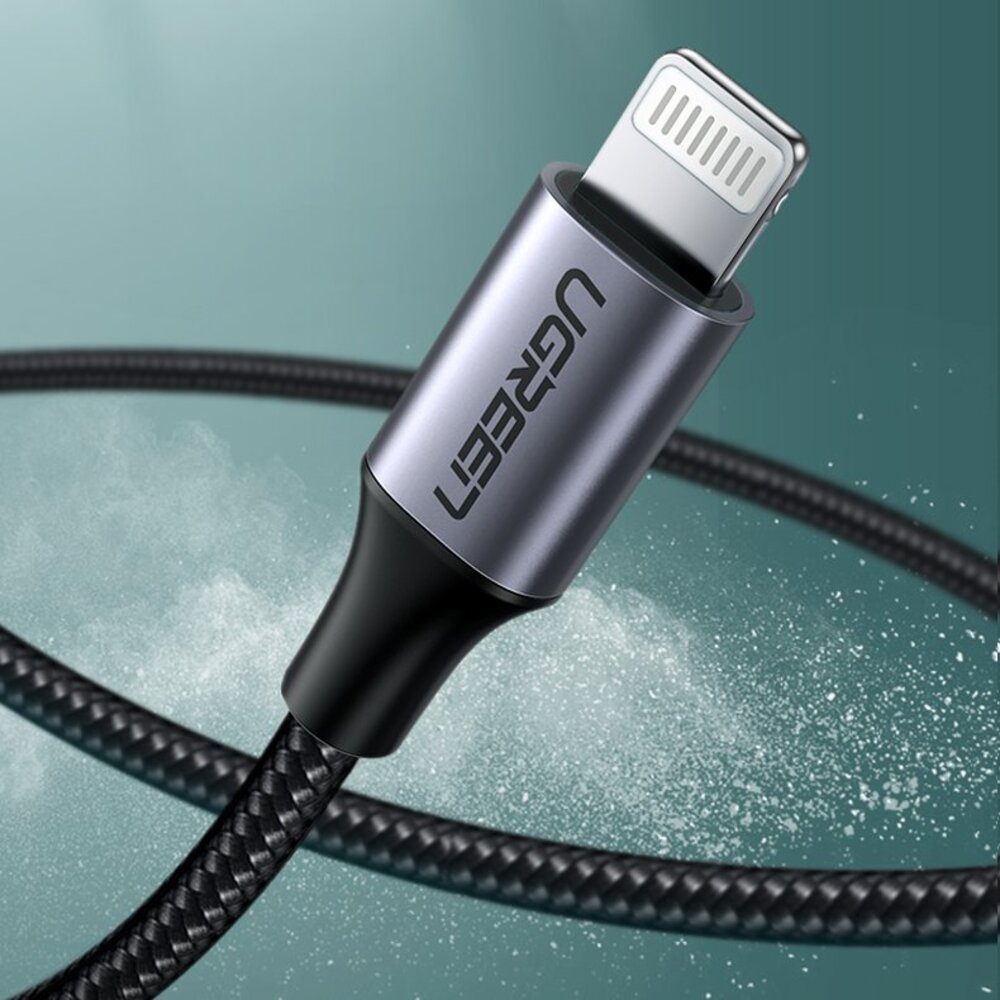 Ugreen To Type-c 2.0 Male Cable 1m (silver) - 70523