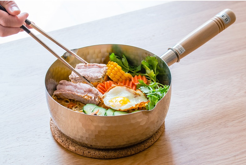 Yoshikawa Stainless Yukihira Saucepan 20cm Yh6753