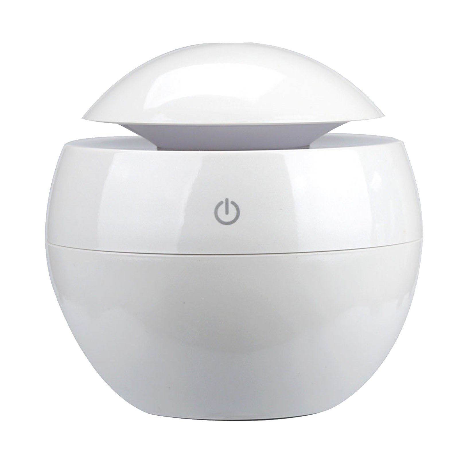 Milano Ultrasonic Usb Diffuser With 10 Aroma Oils Humidifier Led Light 130ml - White