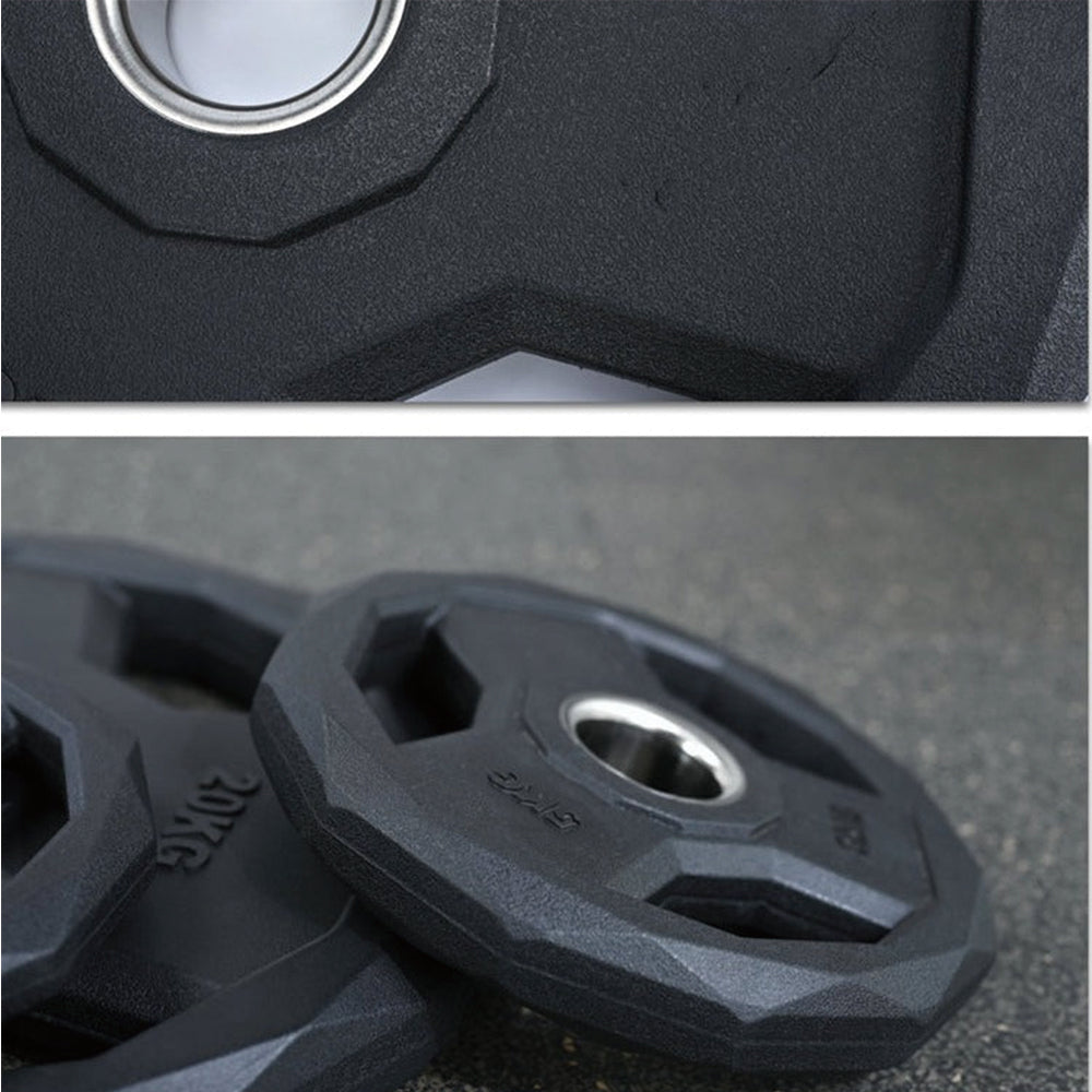 Sardine Sport Cast Iron 50mm Olympic Grip Plate for Strength Training Muscle Toning Weight Loss and Crossfit - 5kg Set - 5kg*2