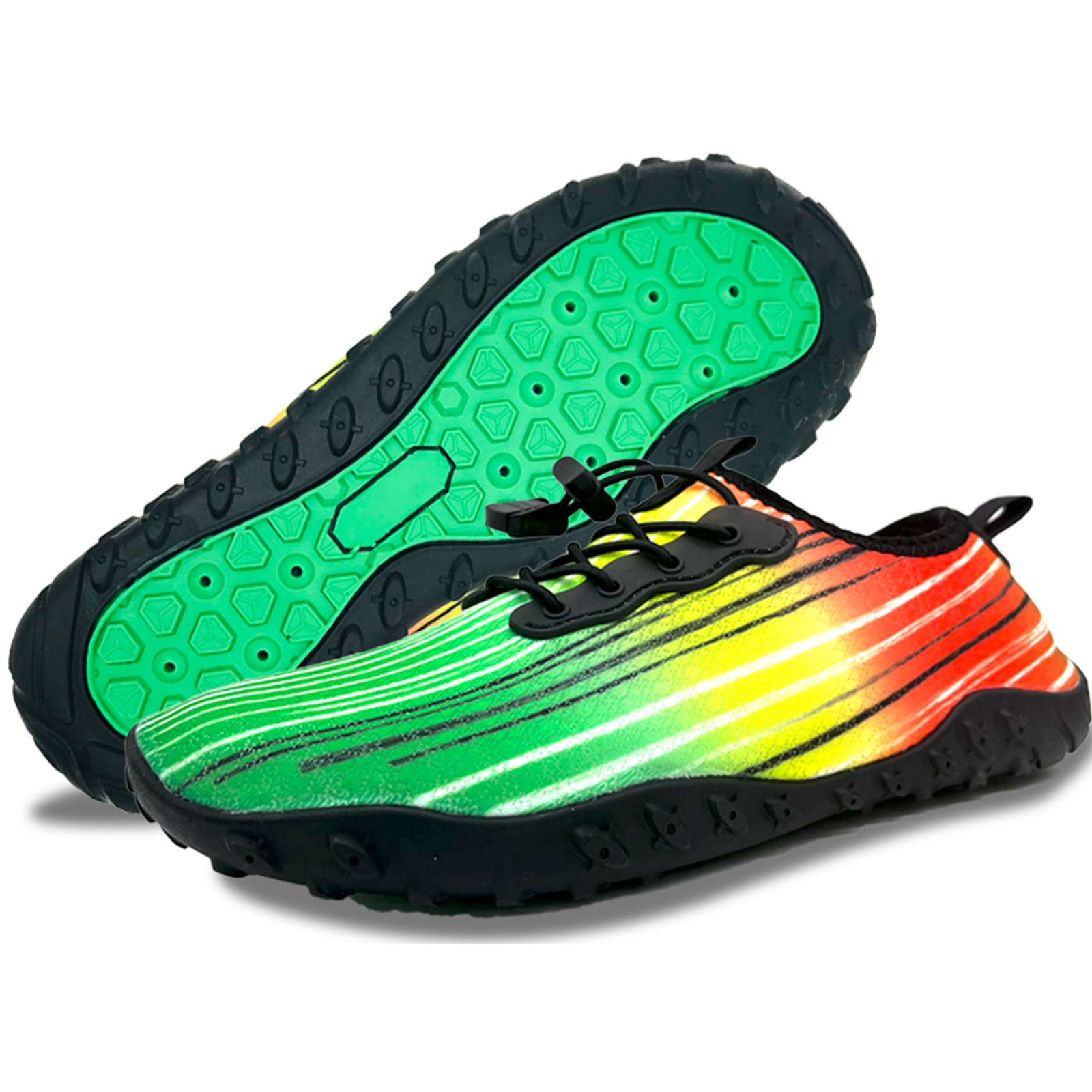 Water Shoes for Men and Women Soft Breathable Slip-on Aqua Shoes Aqua Socks for Swim Beach Pool Surf Yoga (green Size Us 6.5)