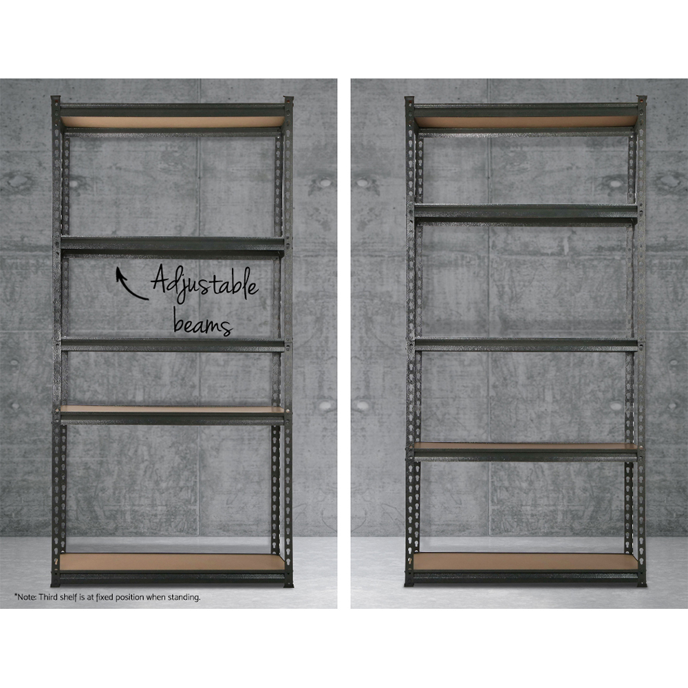 Giantz 4x1.8m Garage Shelving Warehouse Rack Storage Shelves Pallet Racking Charcoal