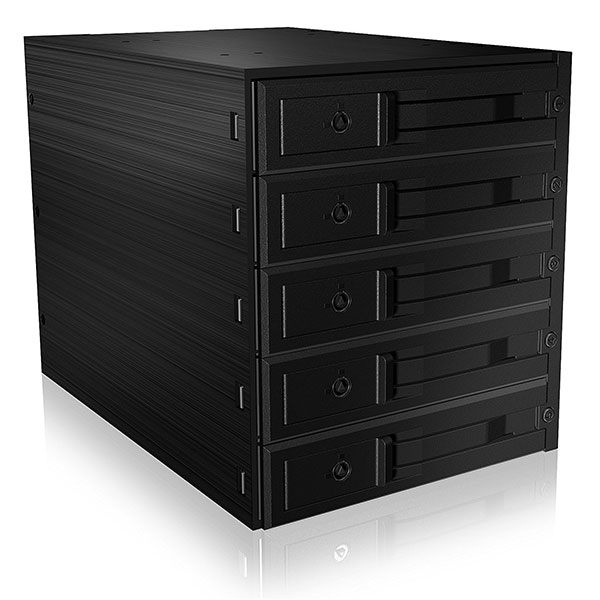 Icy Box Backplane for 5x 3.5 Sata or Sas Hdd in 3x 5.25 Bay (ib-565ssk)