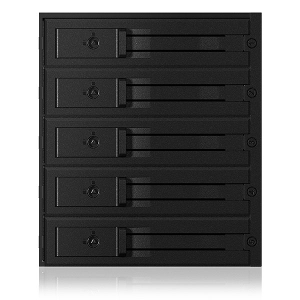 Icy Box Backplane for 5x 3.5 Sata or Sas Hdd in 3x 5.25 Bay (ib-565ssk)
