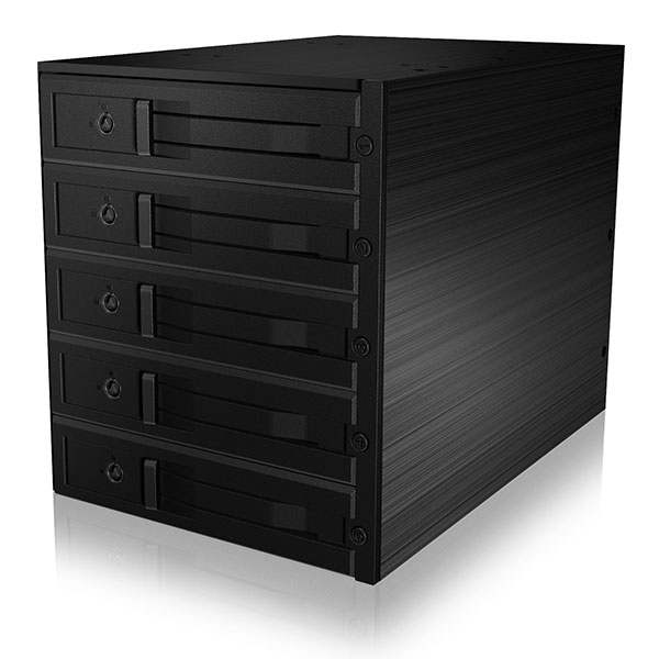 Icy Box Backplane for 5x 3.5 Sata or Sas Hdd in 3x 5.25 Bay (ib-565ssk)
