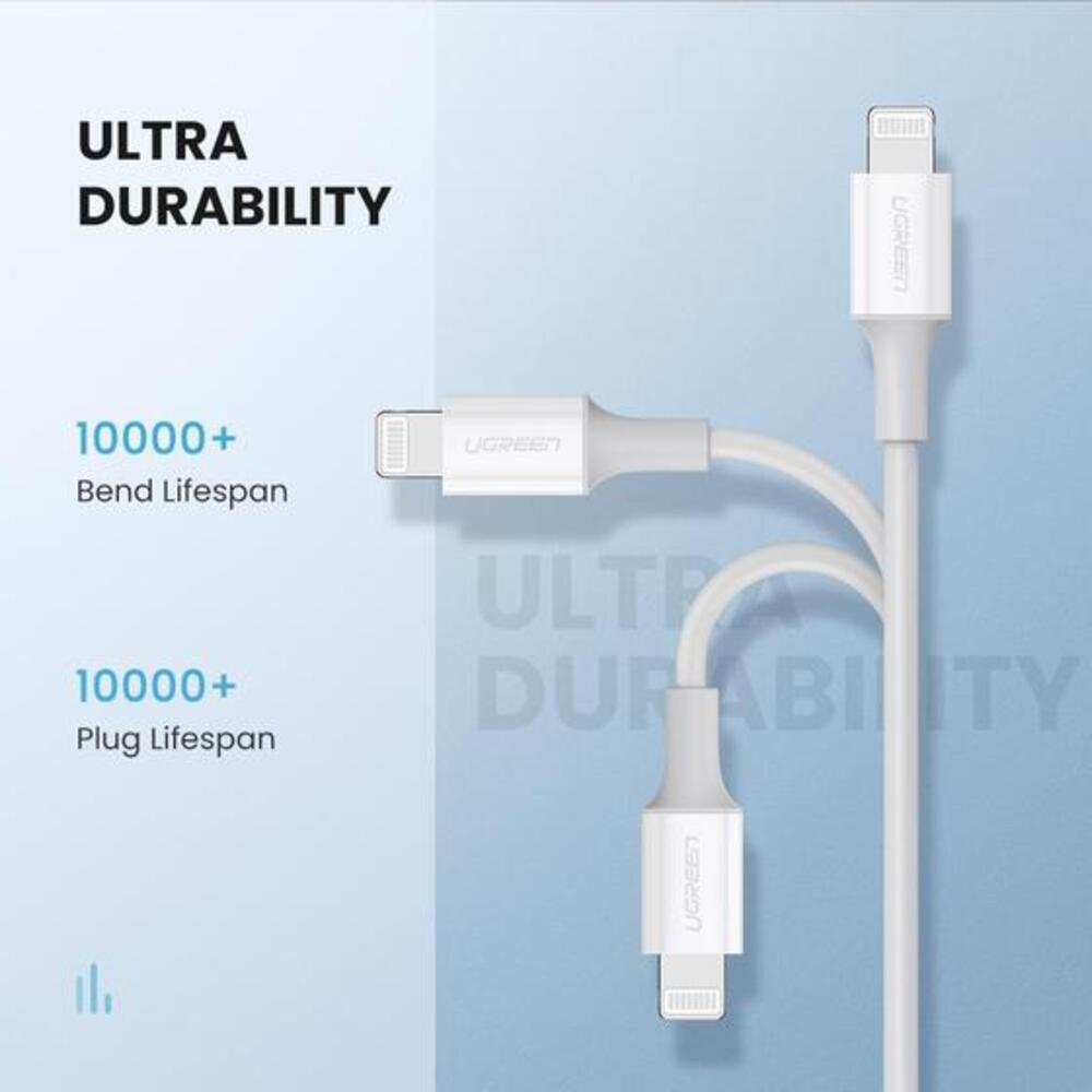 Ugreen Mfi Usb-c to Cable 1m (white) - 60751