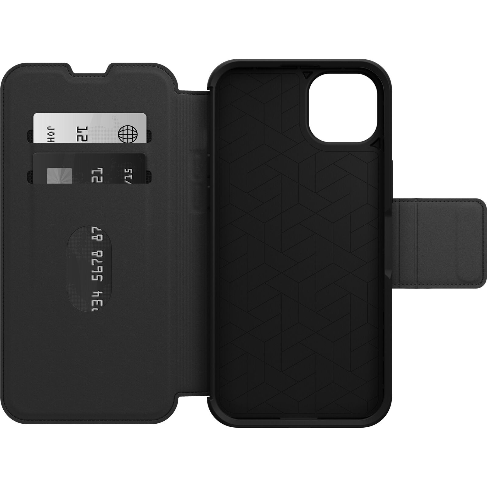 Otterbox Apple Iphone 14 Plus Strada Series Case - Shadow (black) (77-88557) Military Standard (mil-std-810g 516.6)