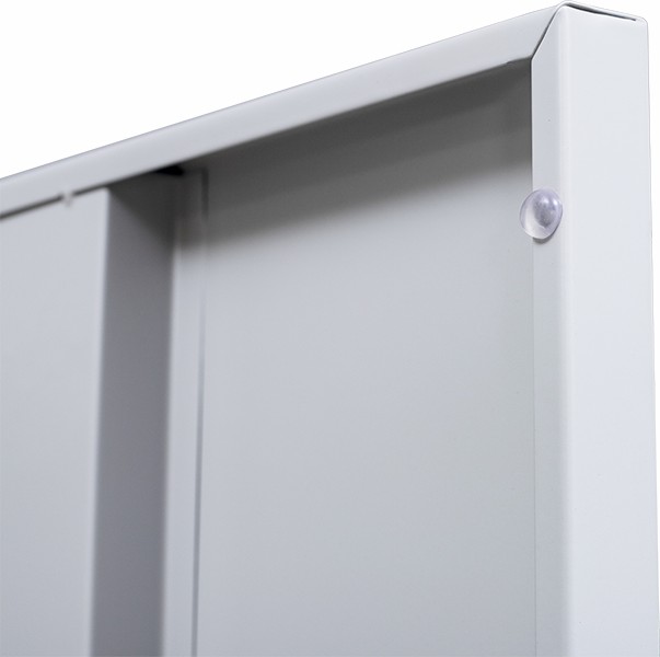 4-digit Combination Lock One-door Office Gym Shed Clothing Locker Cabinet Grey