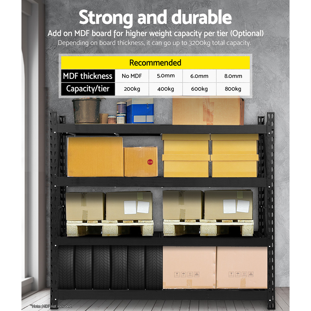 Giantz 4mx2m Garage Shelving Warehouse Rack Pallet Racking Storage Steel