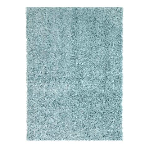 Alpine Shaggy Turquoise Rug 200x200 cm