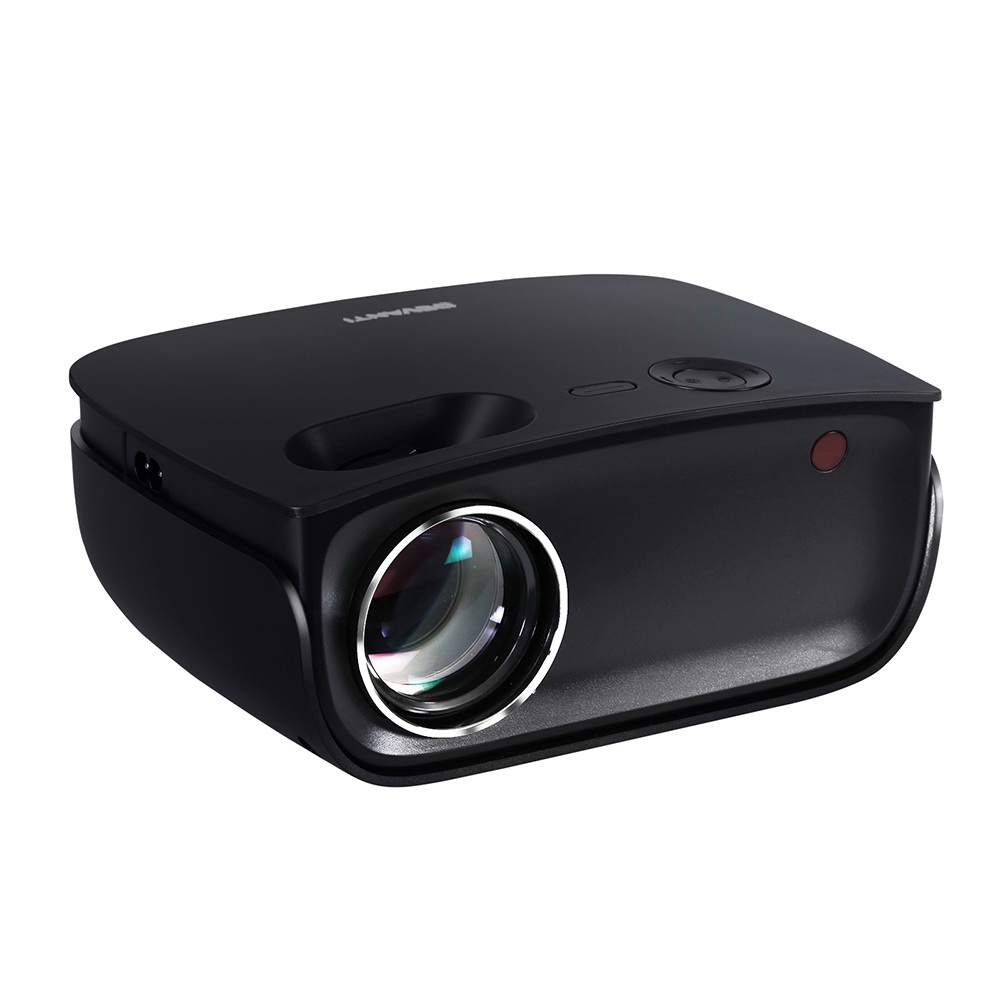 Devanti Mini Video Projector Wifi Usb Hdmi Portable 2000 Lumens Hd 1080p Home in Black