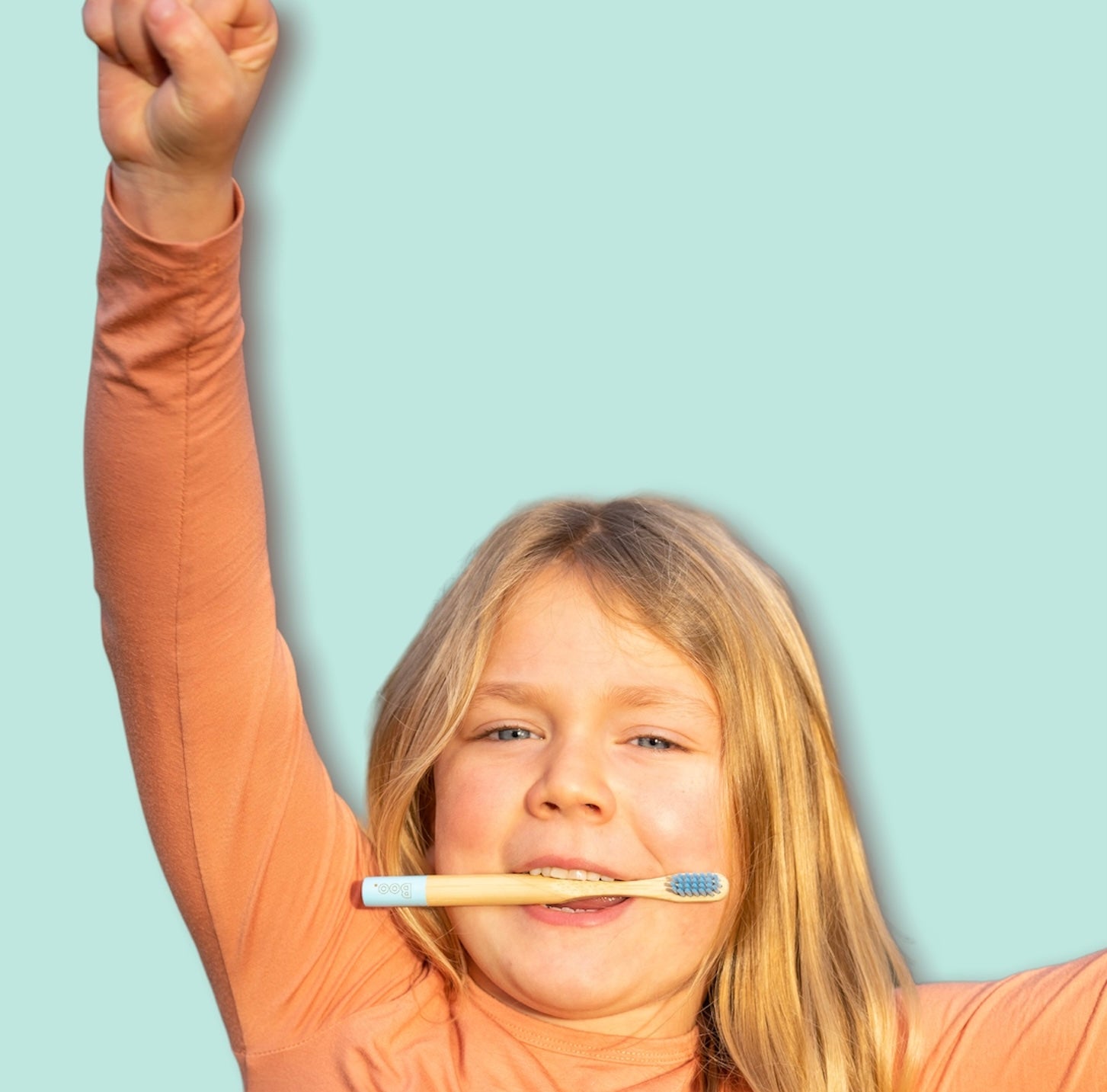 Bamboo Kids Toothbrush 4 Pk Blue