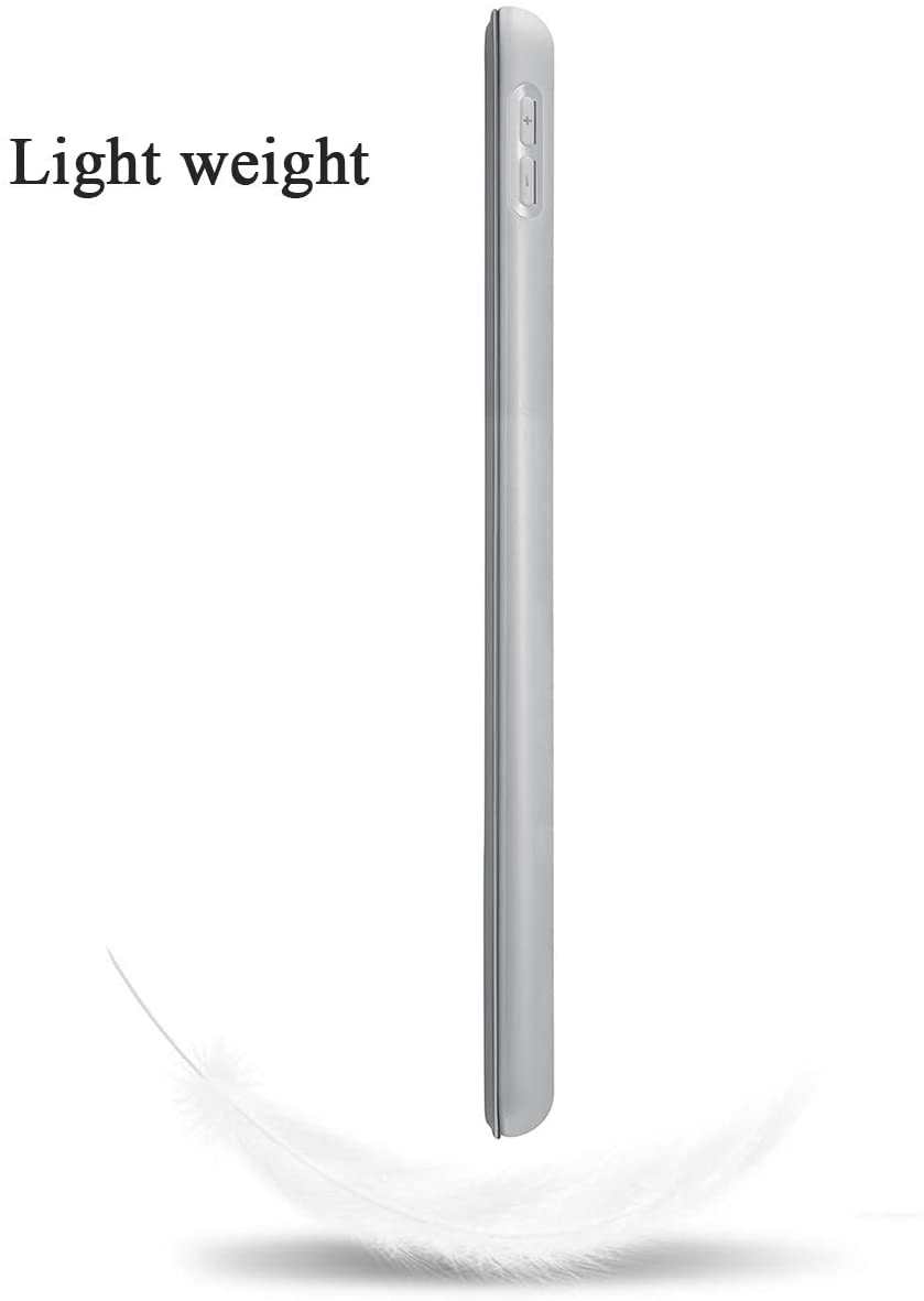 Ipad 10.2 2019 7th Pencil Holder Slim Smart Tpu Soft Case Grey