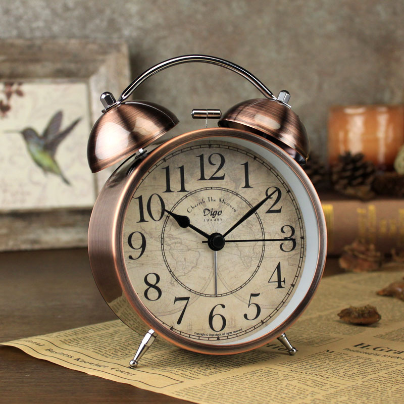 Dual Alarm Clock Twin Bell Alarm Clock Bedroom Table Desk Alarm Clock Backlight