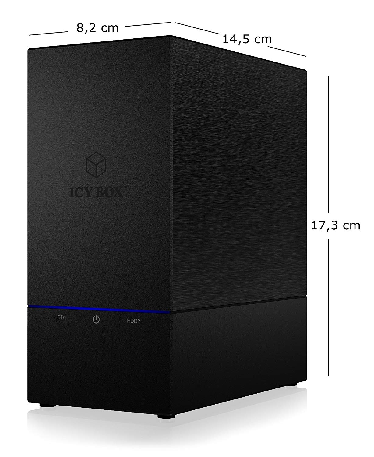 Icy Box Ib-rd3621u3 2 Bay Raid Enclosure for 3.5-inch Hdd