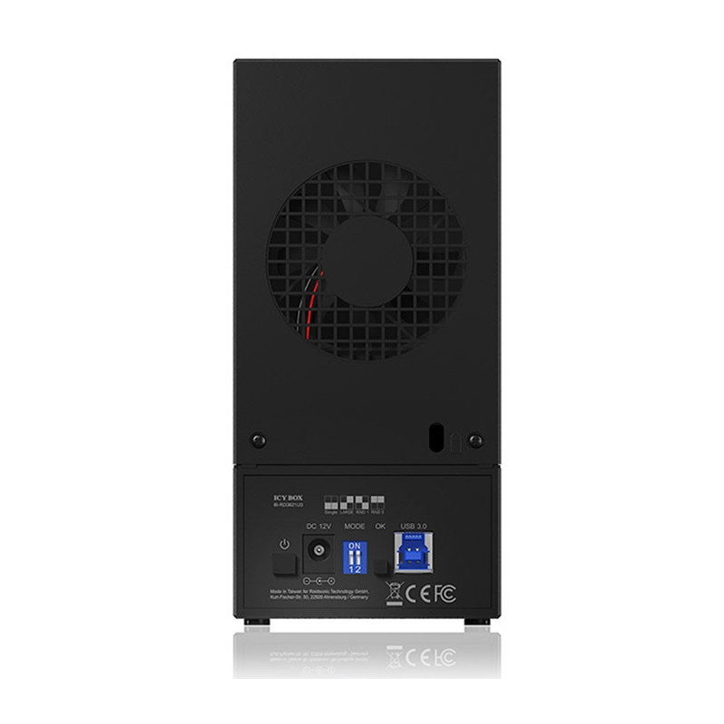 Icy Box Ib-rd3621u3 2 Bay Raid Enclosure for 3.5-inch Hdd