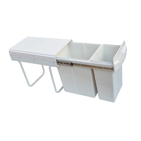 Randy & Travis 10l+20l Pull Out Dual Slide Rubbish Waste Bin 1 item