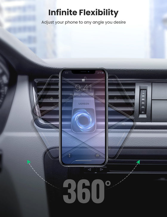 Ugreen Air Vent Car Mount Phone Holder Black 10422