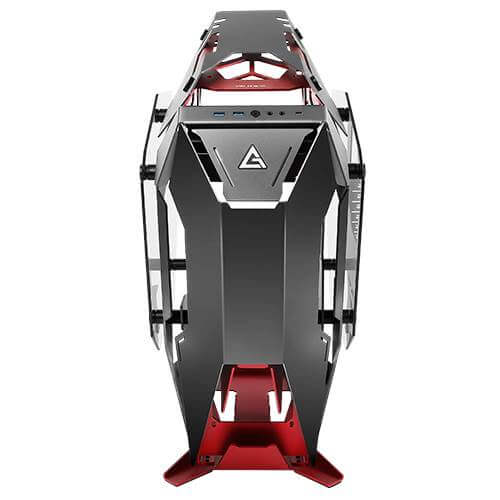 Antec Torque Black Red Open Frame Case Mid Tower E-atx Atx Micro-atx Itx 4 Mm Tempered Glass Both Sides Usb 31 Type-c Usb 30 X 2 Aluminum