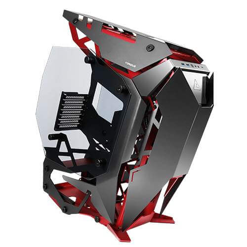 Antec Torque Black Red Open Frame Case Mid Tower E-atx Atx Micro-atx Itx 4 Mm Tempered Glass Both Sides Usb 31 Type-c Usb 30 X 2 Aluminum