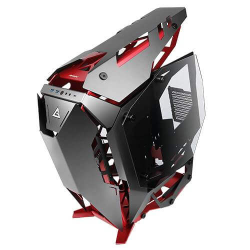 Antec Torque Black Red Open Frame Case Mid Tower E-atx Atx Micro-atx Itx 4 Mm Tempered Glass Both Sides Usb 31 Type-c Usb 30 X 2 Aluminum
