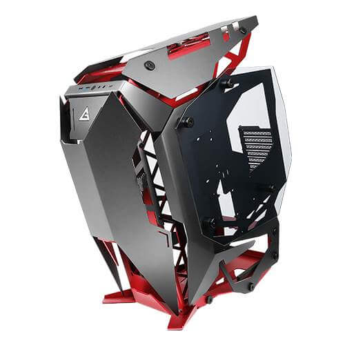 Antec Torque Black Red Open Frame Case Mid Tower E-atx Atx Micro-atx Itx 4 Mm Tempered Glass Both Sides Usb 31 Type-c Usb 30 X 2 Aluminum