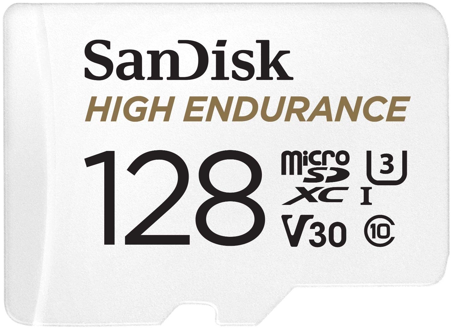Sandisk High Endurance Microsdhc Card Sqqnr 128g Uhs-i C10 U3 V30 100mb s R 40mb s W Sd Adaptor Sdsqqnr-128g-gn6ia