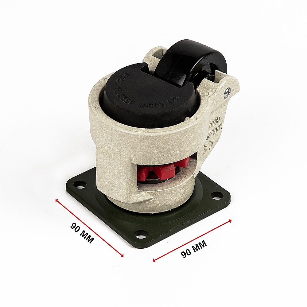 Leveling Casters Swivel Workbench Adjustable Wheel 1000kg Retractable 4pcs
